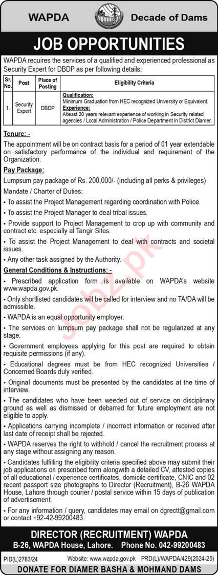 WAPDA Jobs 2025